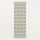 Blaues Schmetterlingsmuster Yogamatte (Rückseite)