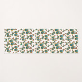 Blaues Schmetterlingsmuster Yogamatte (Vorderseite (Horizontal))