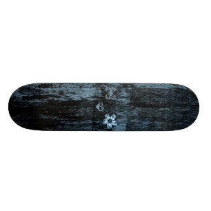 blaues Schmutz-Skateboard der Mädchen Skateboard