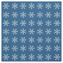 Blaues Schneeflockenmuster