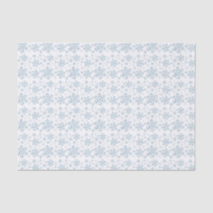 Blaues Schneeflockenpapier. Seidenpapier