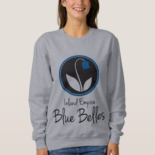 Blaues Schönheits-Sweatshirt IE Sweatshirt (Vorderseite)