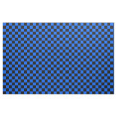 Blaues schwarzes Schachbrettmuster für den Karo Stoff (Yard (91,4 cm))