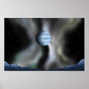 Blaues Schweigen. Reise zu einem fernen Eisplanete Poster