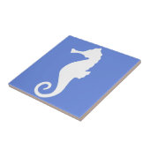 Blaues Seepferd Fliese (Seite)