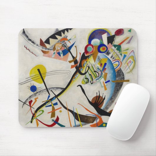 Blaues Segment Mousepad (Mit Mouse)