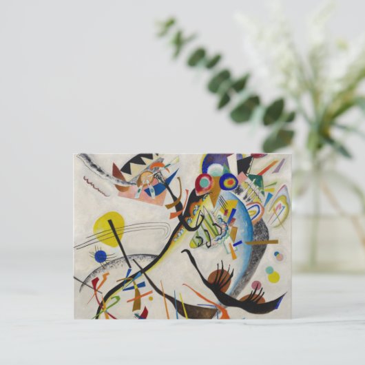 Blaues Segment Postkarte (Stehend Vorderseite)