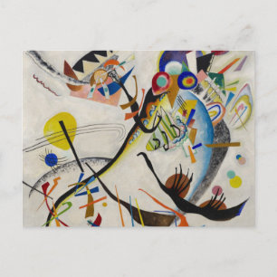 Blaues Segment Postkarte