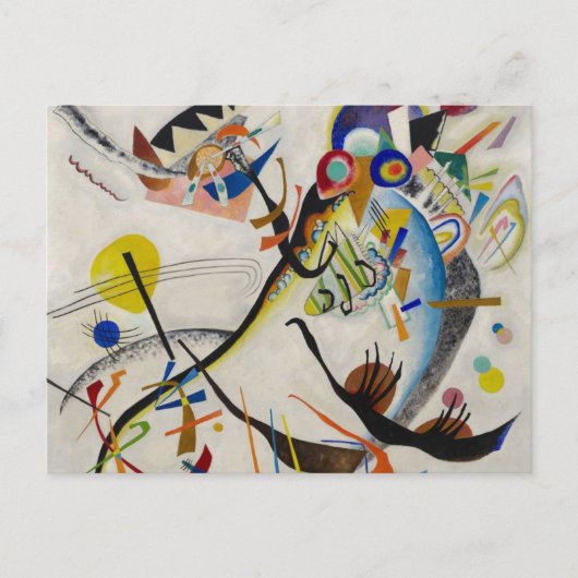 Blaues Segment Postkarte (Vorderseite)