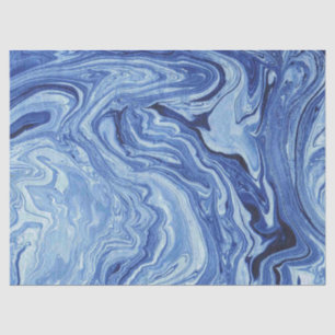 Blaues Seidenpapier