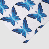 Blaues Seidenpapier der Fee 10lb, weiß (Ausschnitt)