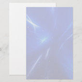 Blaues Shooting Stars Briefpapier (Vorne/Hinten)