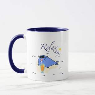 Blaues Siegel Tasse