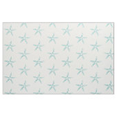 Blaues Silhouettestarfish-Gewebe Stoff (Fat Quarter (45,7 x 55,9 cm))