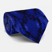 Blaues Snakeskin Krawatte (Gerollt)