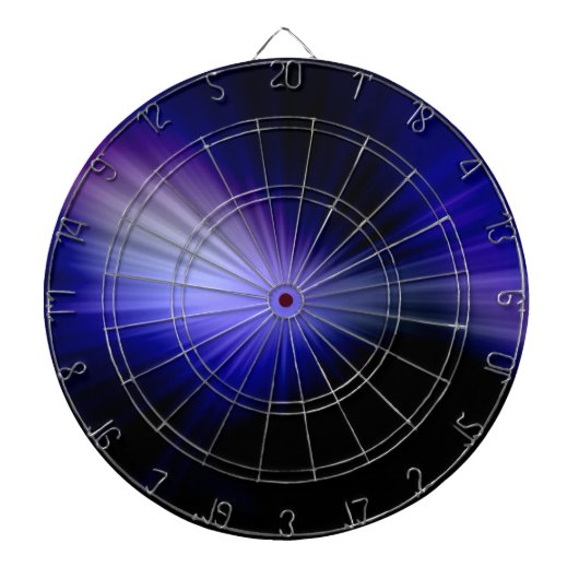 Blaues Sonnenlicht 2 Dartscheibe (vorne)