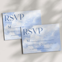 Blaues Sparkle Wolken Dreamy Elegante Hochzeit