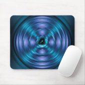 Blaues Spinnatom Mousepad (Mit Mouse)