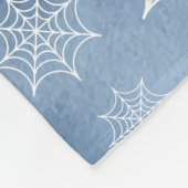 Blaues Spinnennetz-Decke Fleecedecke (Ecke)