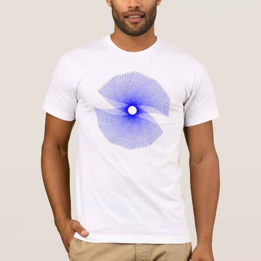 Blaues Spiro T-Shirt (Vorderseite)