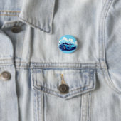 Blaues Sportfahrzeug unter freiem Himmel Button (Beispiel)