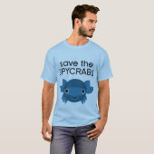 BLAUES Spycrab T-Shirt (Vorne ganz)