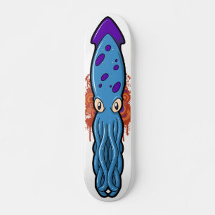 Blaues Squiddy Skateboard