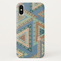 Blaues Stammes- indisches Muster Geos X | im