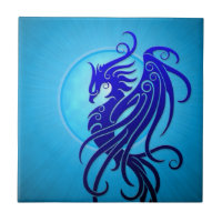 Blaues Stammes- Phoenix