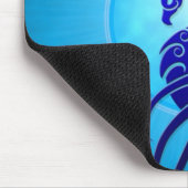Blaues Stammes- Phoenix Mousepad (Ecke)