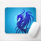 Blaues Stammes- Phoenix Mousepad (Mit Mouse)
