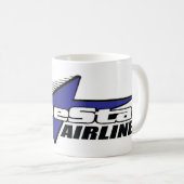 Blaues Star Airlines Kaffeetasse (VorderseiteRechts)