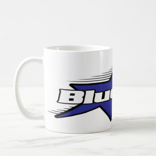 Blaues Star Airlines Kaffeetasse (Links)