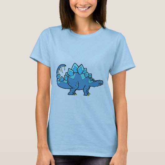 Blaues Stegasaurus T-Shirt (Vorderseite)