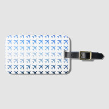 Blaues Steigungs-Flugzeug-Muster