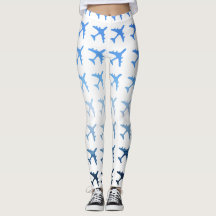 Blaues Steigungs-Flugzeug-Muster