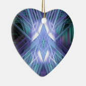 Blaues Sternmuster Keramikornament (Rechts)