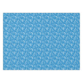Blaues Strand-Muster 2 Tischdecke (Vorderseite (Horizontal))