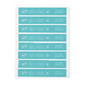 Blaues Strand-Themastarfish-Brautparty (Bogen)