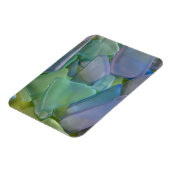 Blaues Strandglas, Alaska Magnet (Linke Seite)