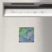 Blaues Strandglas, Alaska Magnet (In Situ (Geschirrspüler))