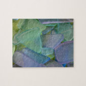 Blaues Strandglas, Alaska Puzzle (Horizontal)