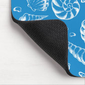 Blaues Strandmuster Mousepad (Ecke)