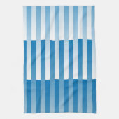 Blaues Streifen-Muster Geschirrtuch (Vertikal)
