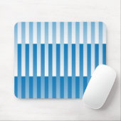 Blaues Streifen-Muster Mousepad (Mit Mouse)