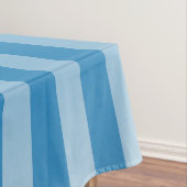 Blaues Streifen-Muster Tischdecke (Beispiel)