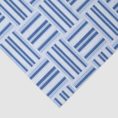 Blaues Streifen-Papierpapier Seidenpapier (Ausschnitt)