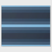 Blaues Streifenpapier Geschenkpapier (Flach)