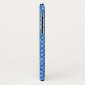 Blaues Strick-Muster Case-Mate iPhone Hülle (Hinten/Links)
