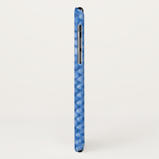 Blaues Strick-Muster Case-Mate iPhone Hülle (Hinten/Links)